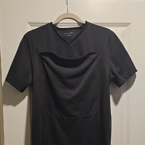Lalabu Black V-Neck T-Shirt